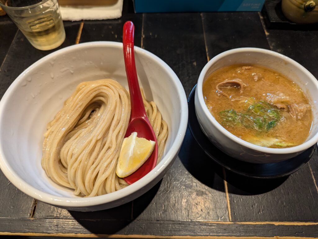 つけめん 蔵木の「牛もつつけ麺」
